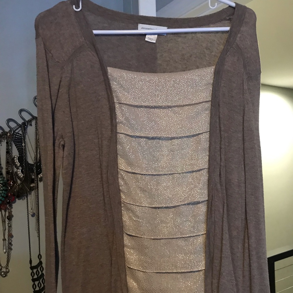 Christopher Banks Long Sleeve Sparkle Shirt